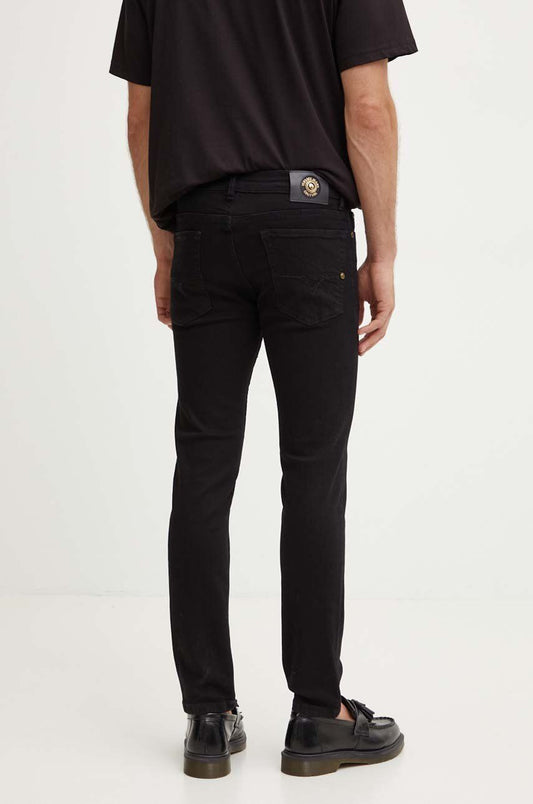 Calças Preta Skinny Versace Jeans Couture 77GAB5K0 FW24