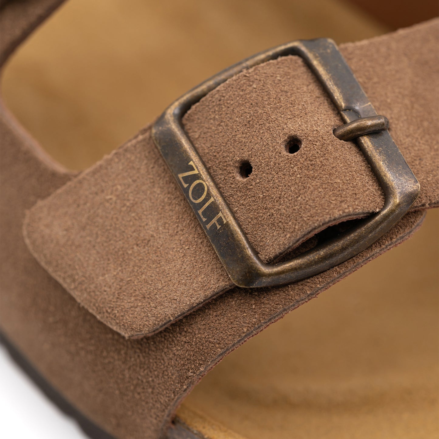 Chinelos Zolf Dupla Fivela Camel SS-24