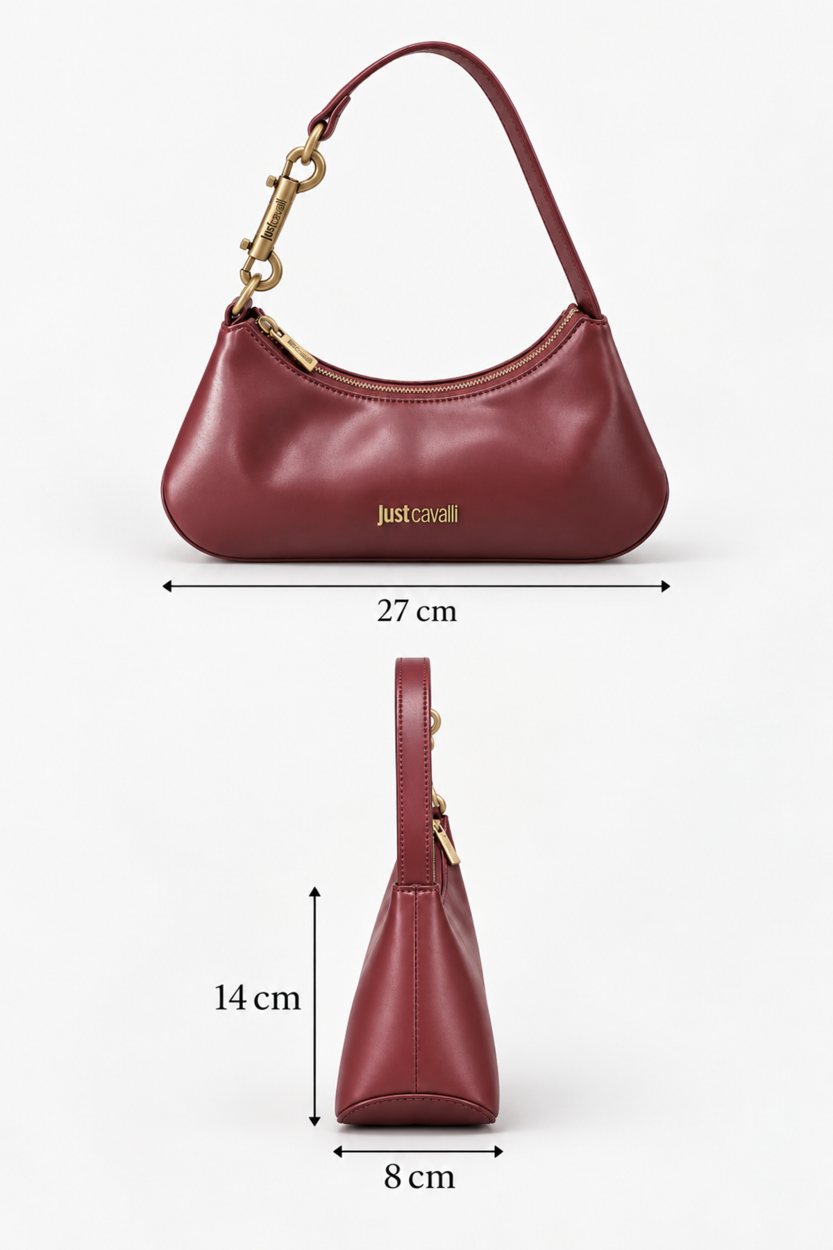 Mala Baguete Just Cavalli Bordeaux Just Cavalli W