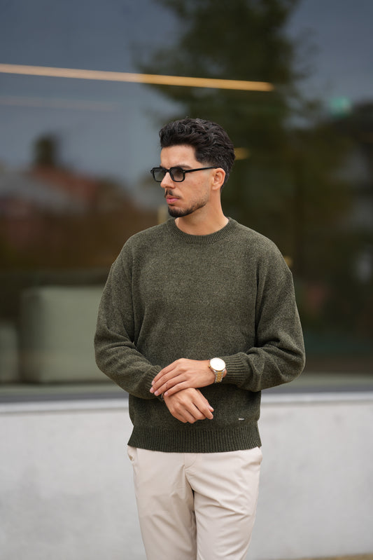 Camisola de Malha Verde Gianni Lupo FW-25