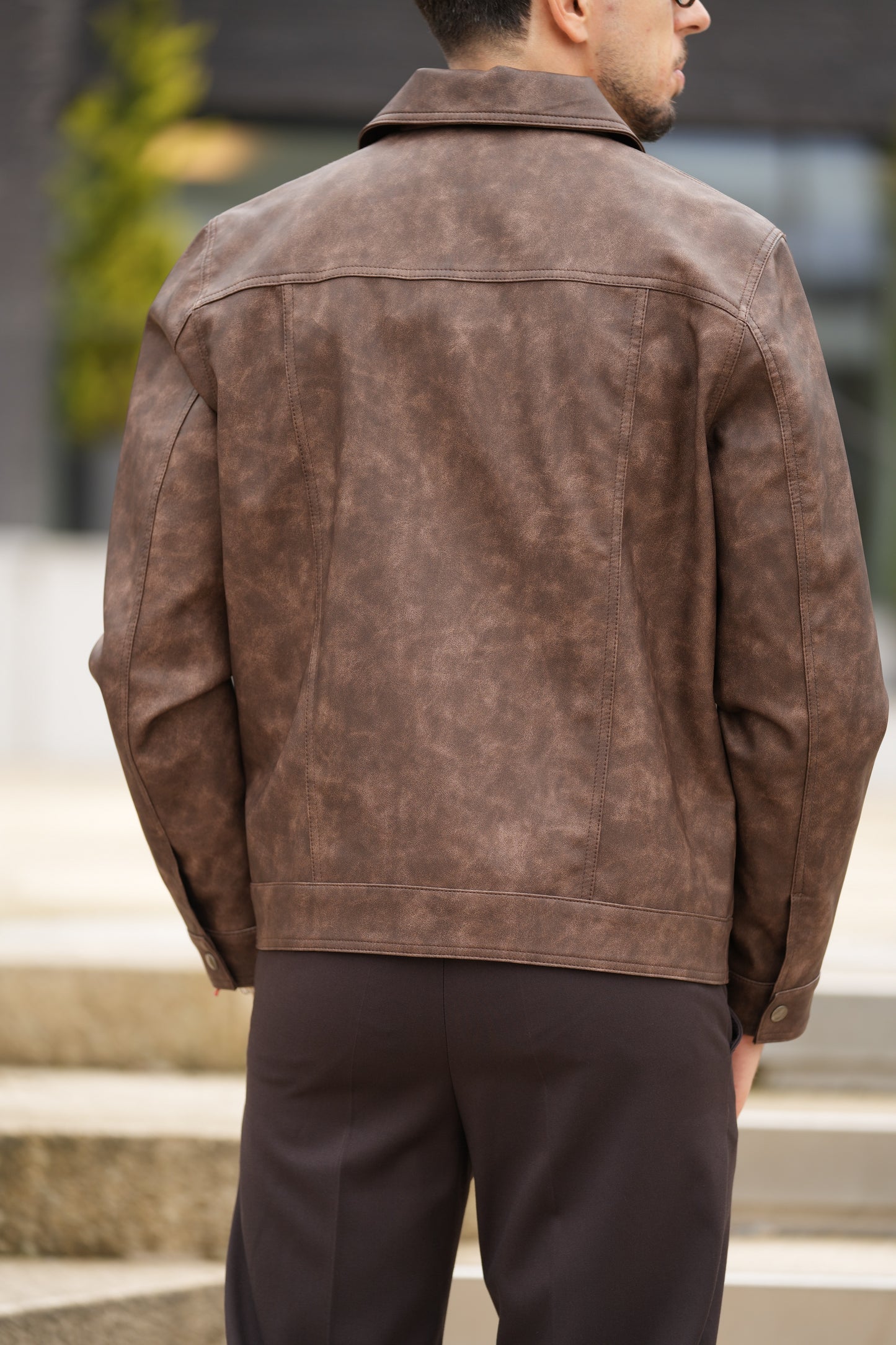 Casaco Pele Castanho Imperial FW25