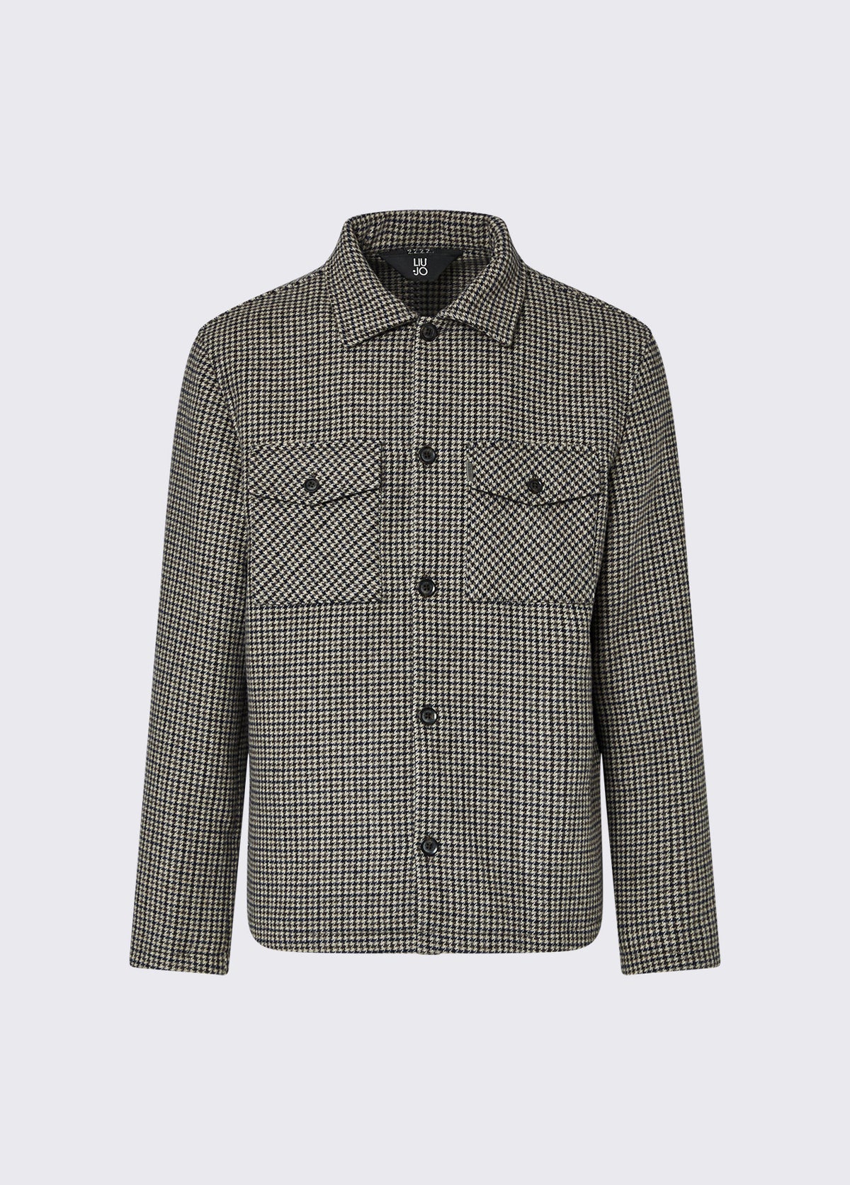Sobrecamisa com Padrão Quadrangular Liu Jo Castanha LIU JO