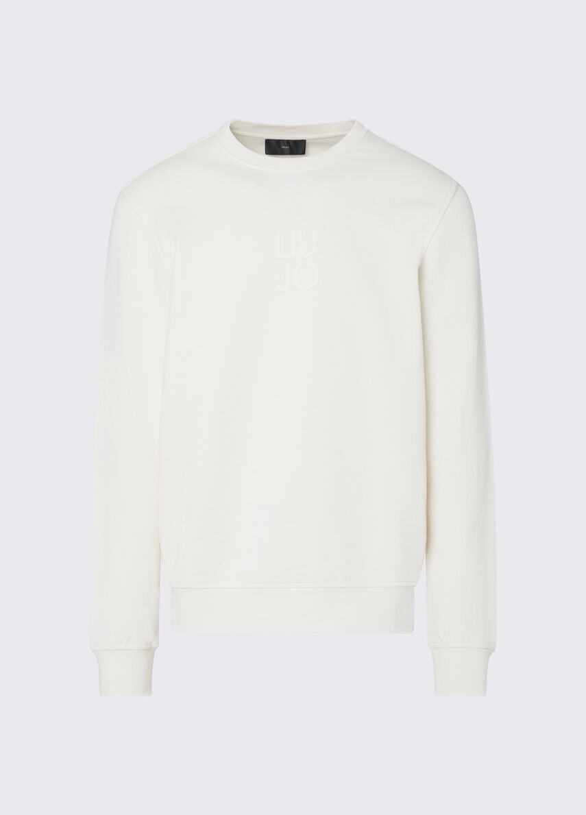Sweatshirt Básica Liu Jo Branca LIU JO