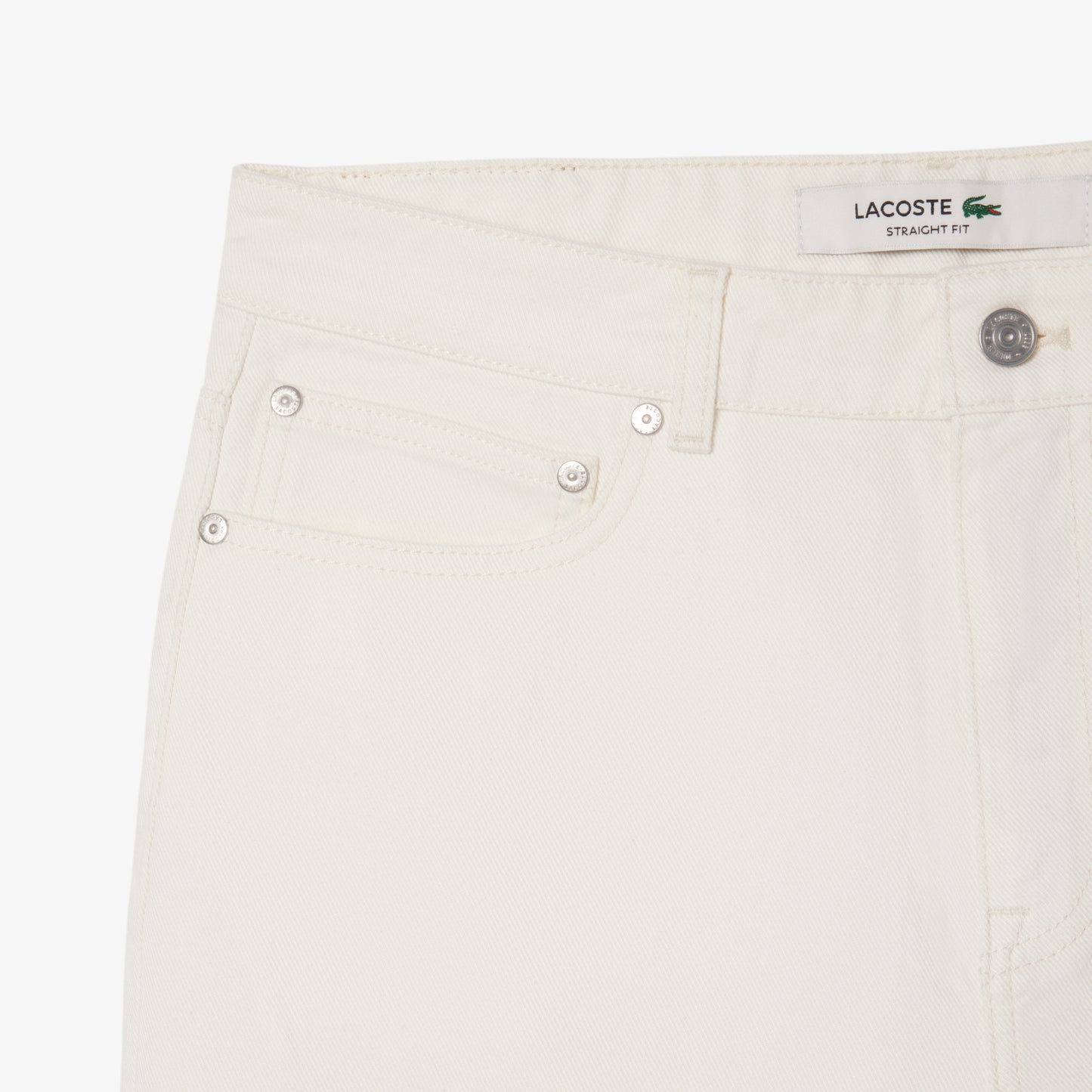 Calções de Ganga Branco Lacoste SS25