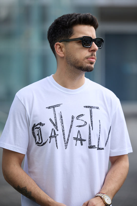 T-shirt Branca Just Cavalli SS25