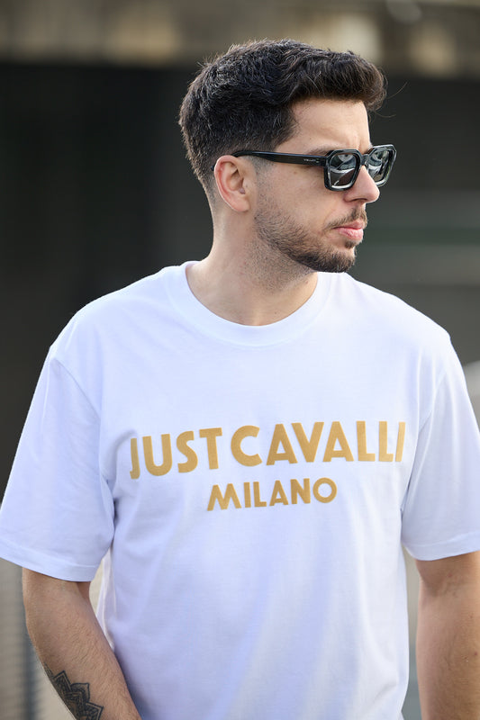 T-shirt branca Just Cavalli SS25