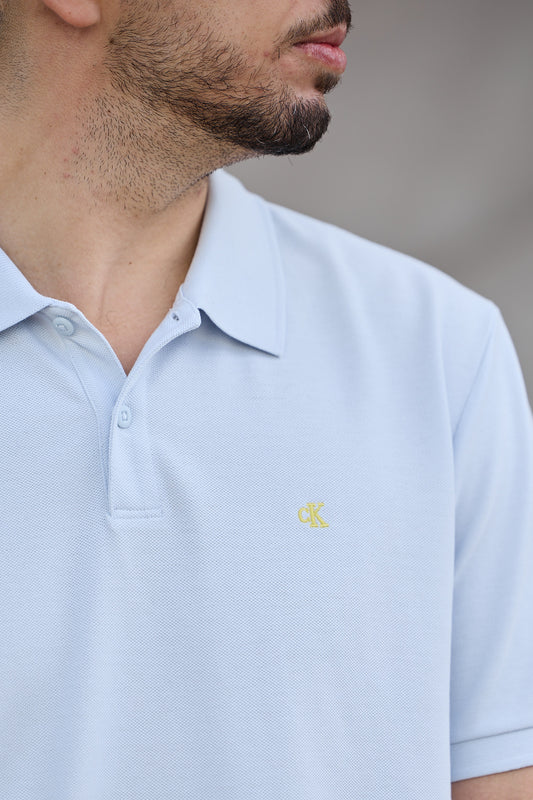 Polo Azul Claro Calvin Klein SS25