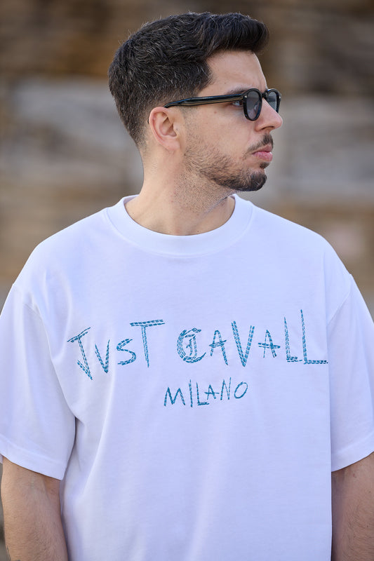 T-shirt Branca Just Cavalli SS25