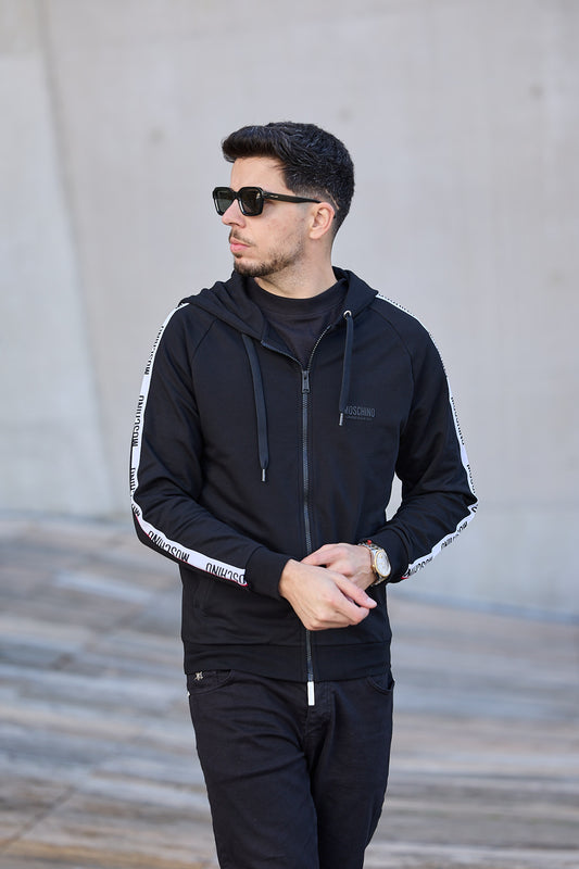 Casaco Fato de Treino Preto Moschino SS25