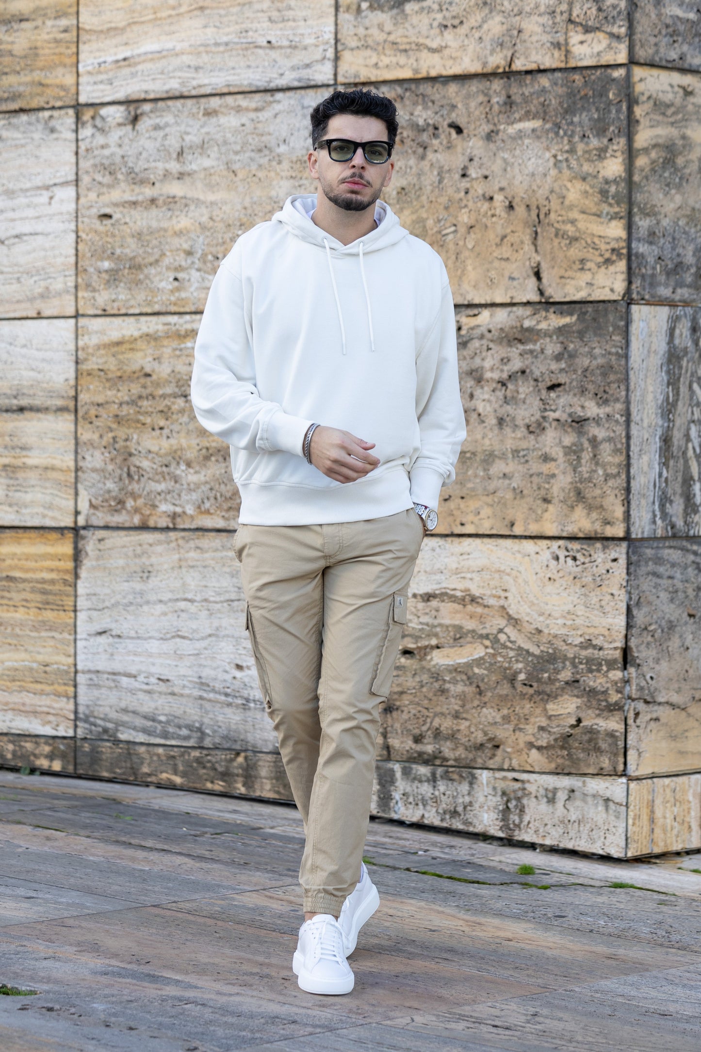 Calças Cargo Calvin Klein Beges J30J326438 FW24