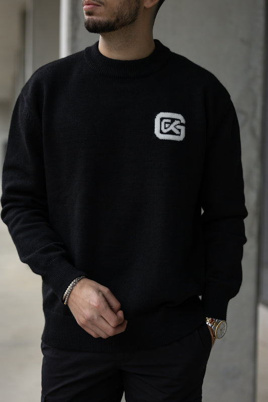 Camisola Malha Preta Gianni Kavanagh FW24