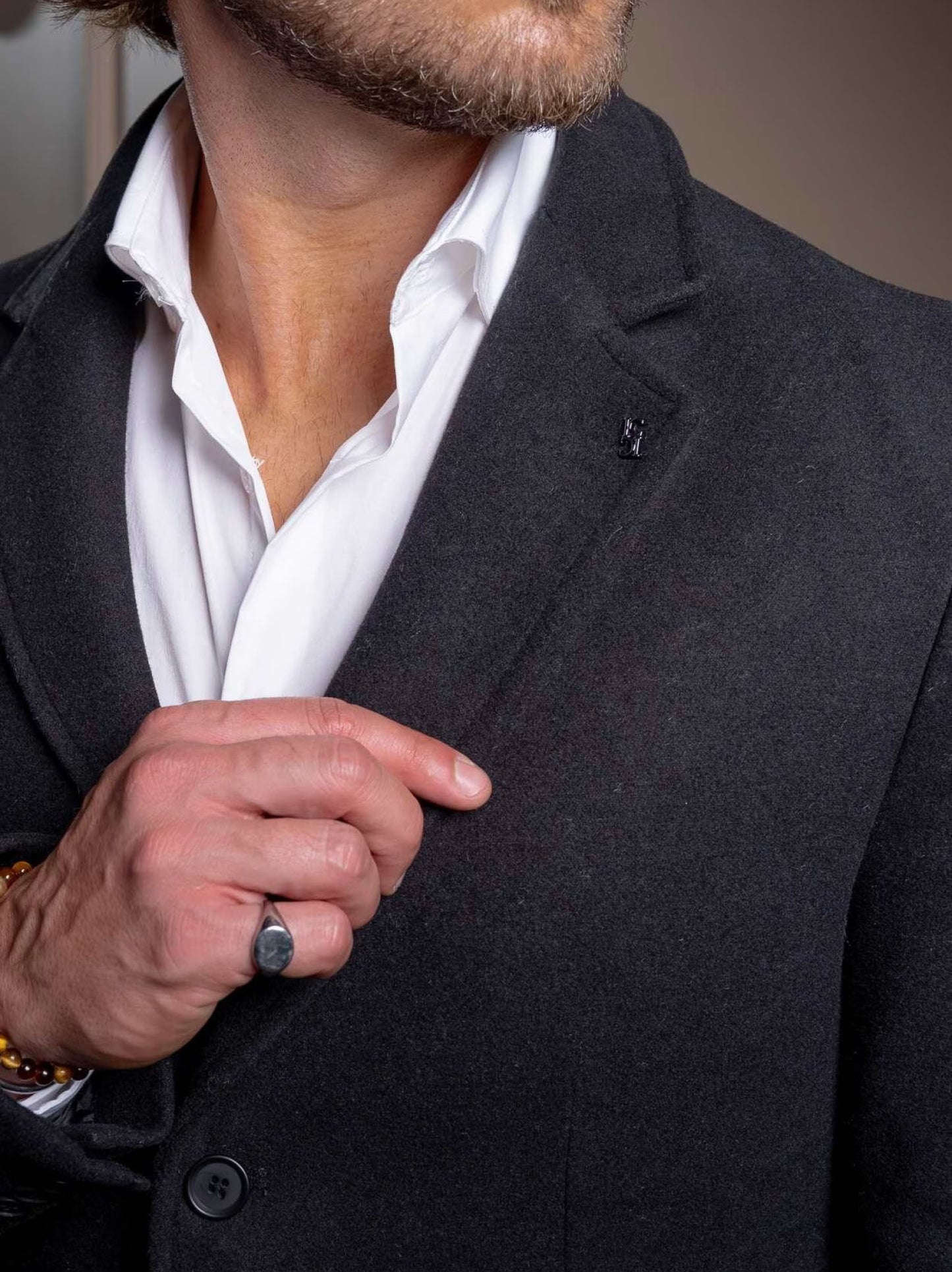 Casaco Sobretudo Preto IC Wear FW25