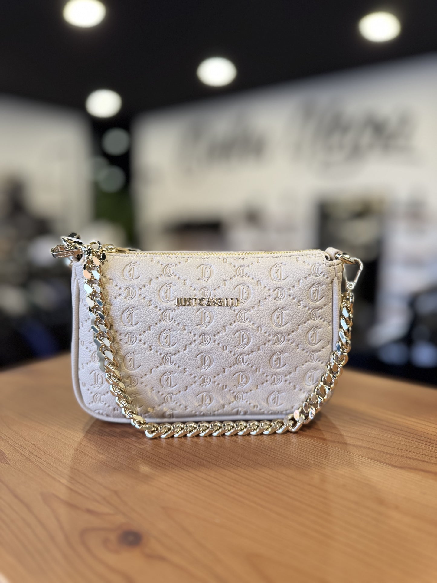 Bolsa Bege Tiracolo Just Cavalli SS25 Just Cavalli W
