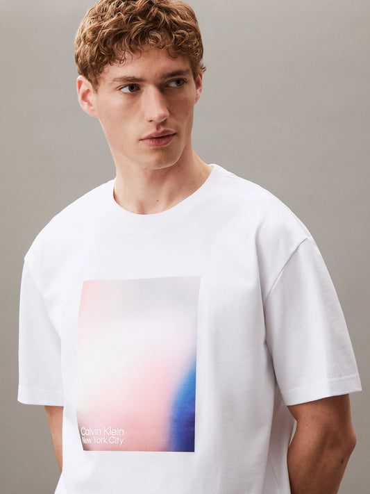 T-shirt Branca Calvin Klein SS25