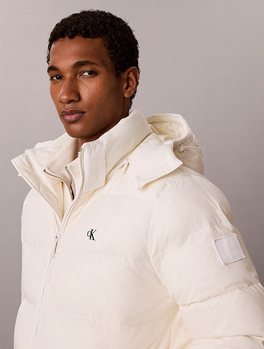 Casaco Puffer Relaxed Calvin Klein Branco Calvin Klein