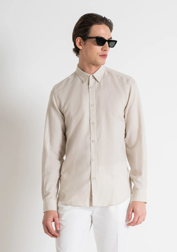 Camisa Linho Antony Morato Bege SS26