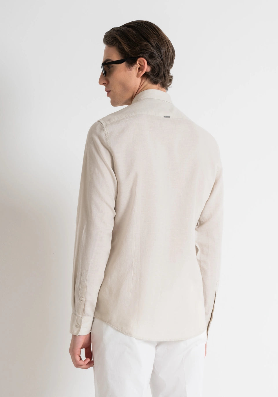 Camisa Linho Antony Morato Bege SS25