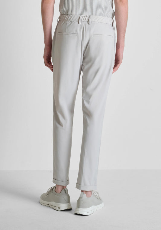 Calças Tecido Técnico Cinza Claro Antony Morato