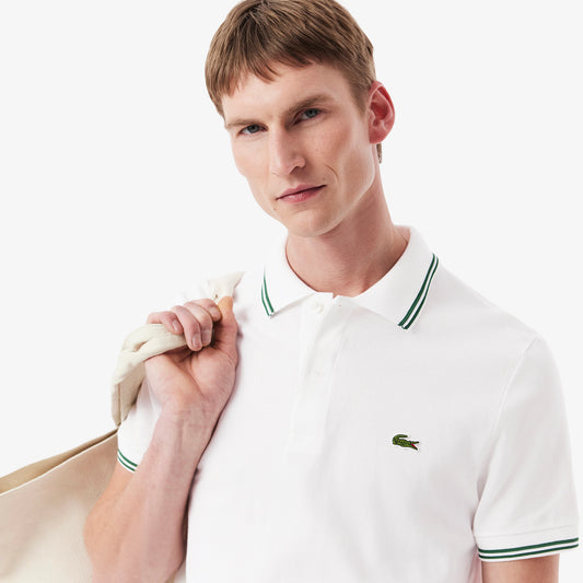 Polo Branco Lacoste SS25