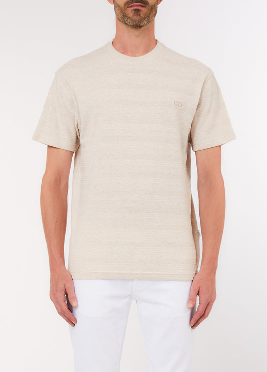 T-shirt Mesclada Bege