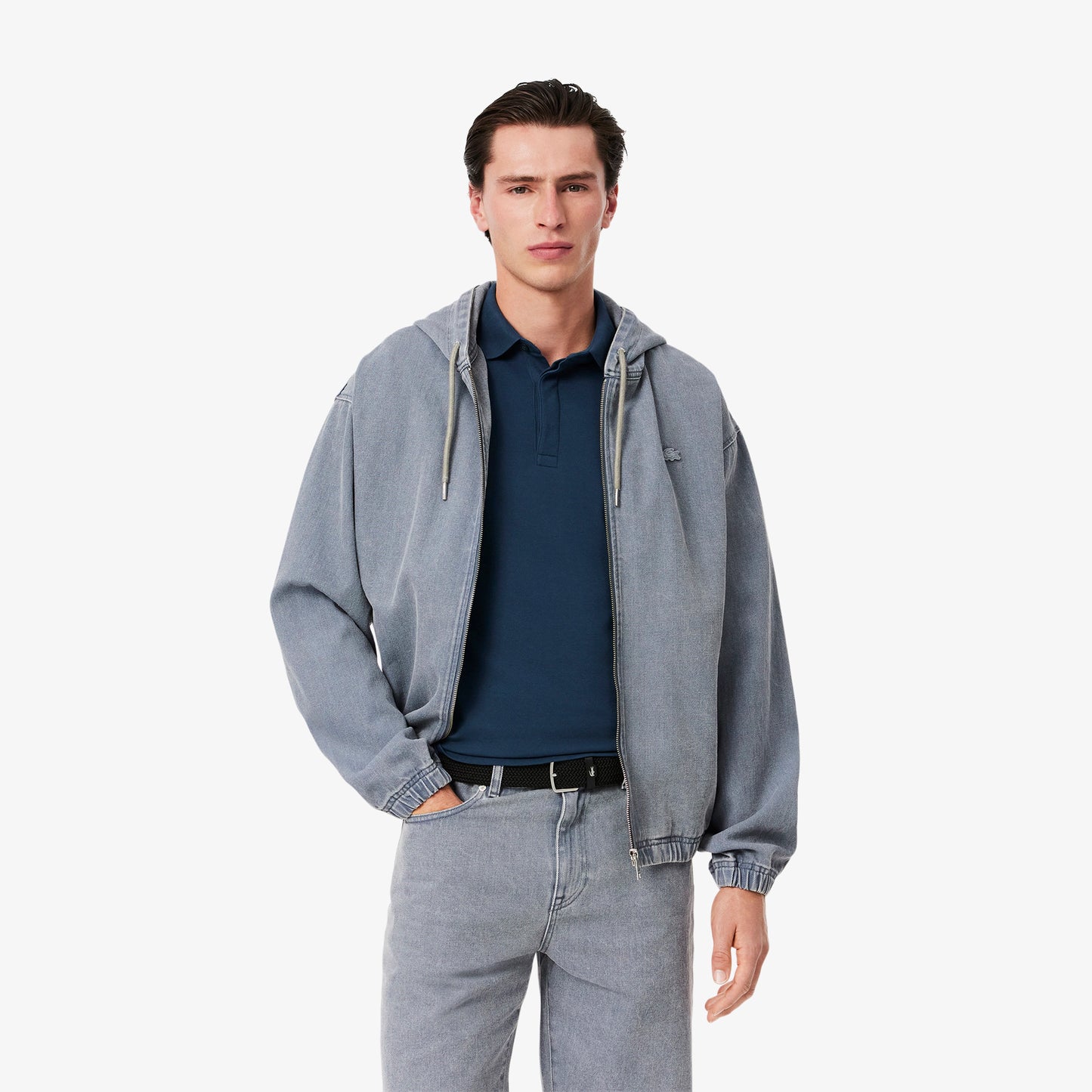 Cinto Preto Lacoste SS25