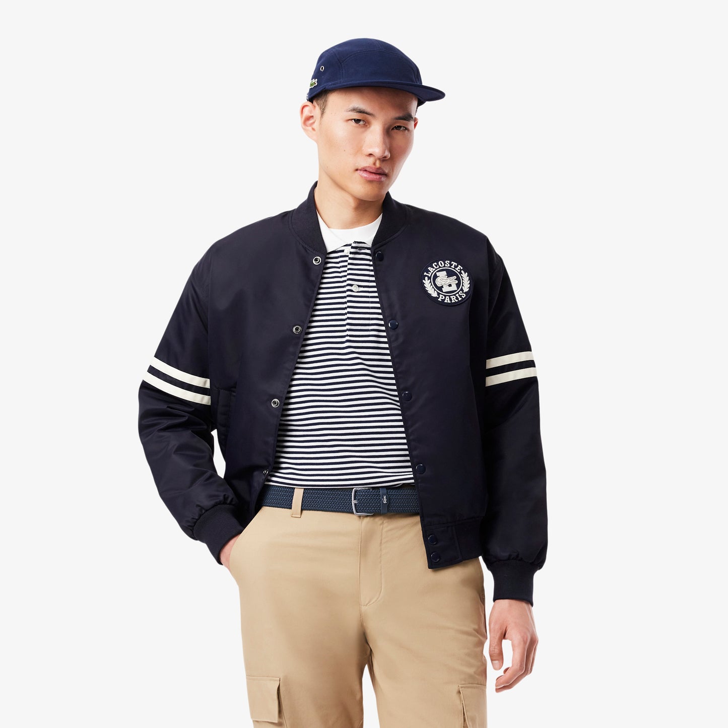 Cinto Azul Lacoste SS25