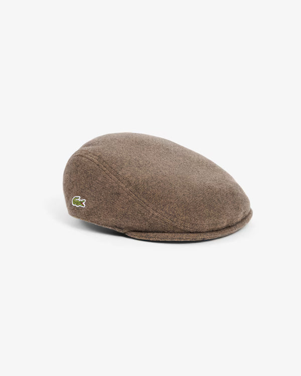 Boina de Lã Feltrada Lacoste Castanho