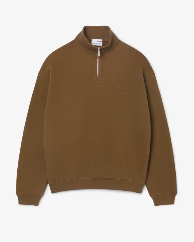 Sweatshirt de Meia-Gola Lacoste Castanho Lacoste