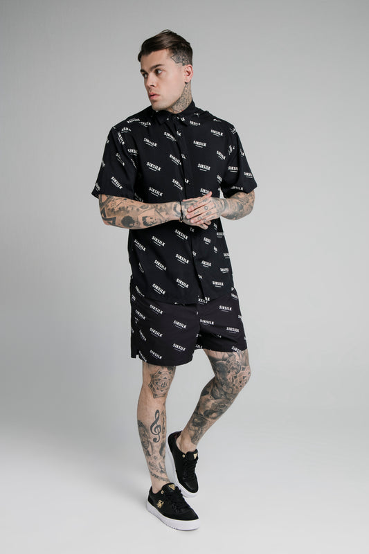 Camisa Preta SikSilk SS23