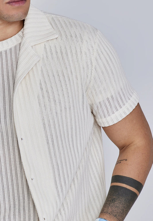 Camisa Texturizada Cru SikSilk SS25