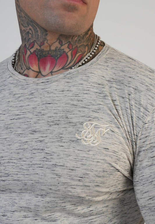 T-Shirt de Manga Comprida Mesclada SikSilk FW25
