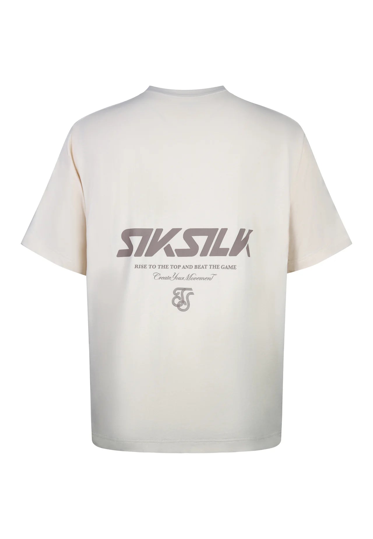 T-shirt Bege Estampada