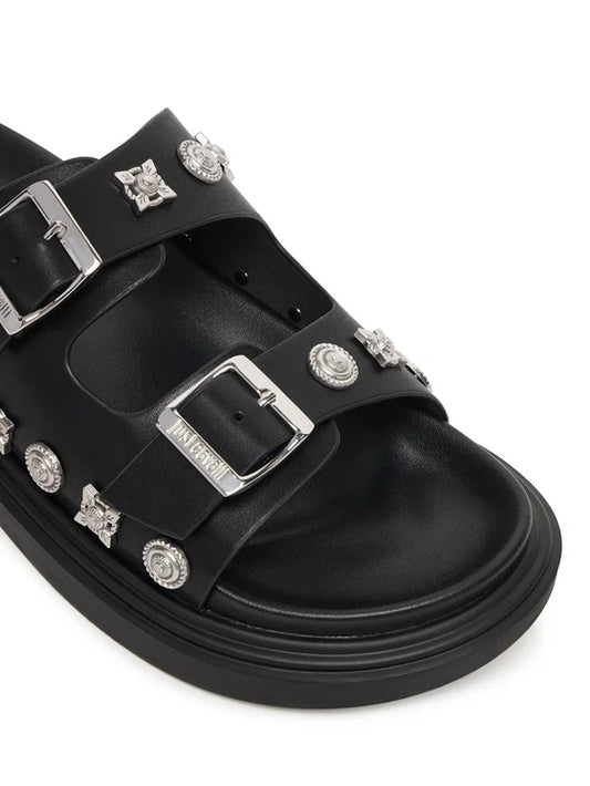 Sandália Preta Just Cavalli SS26