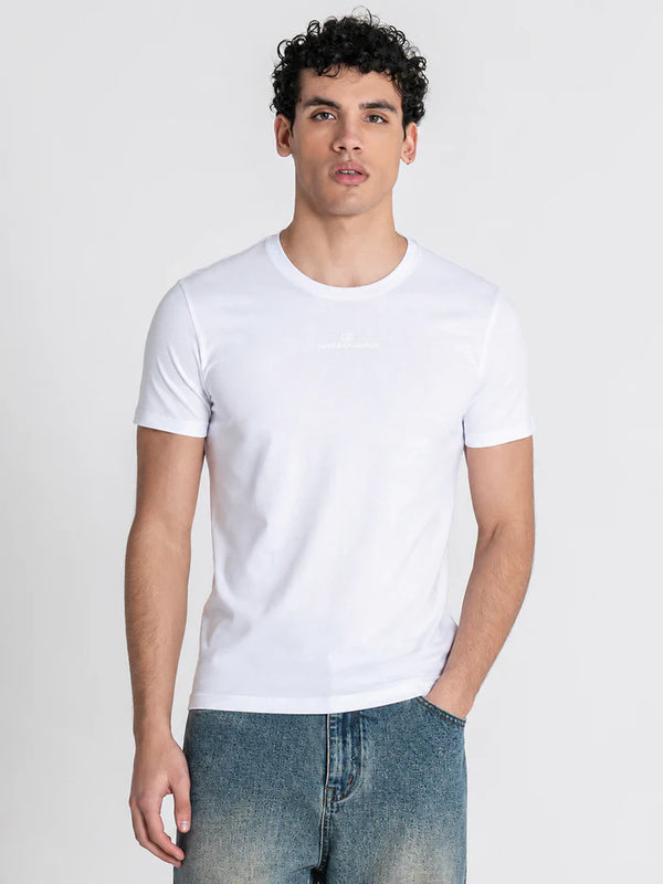 T-shirt Branca Slim Fit