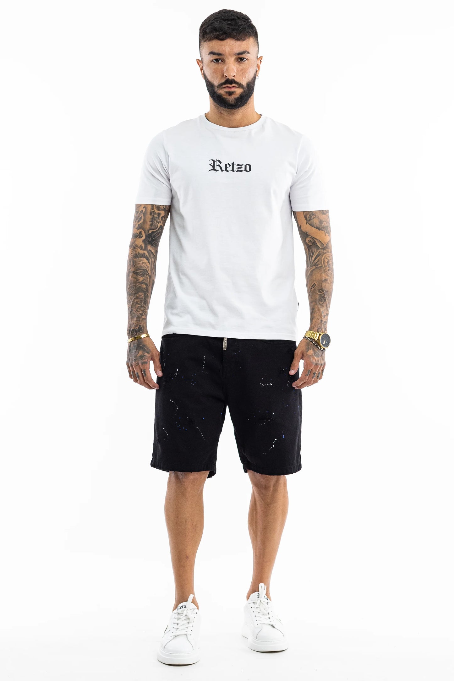 Calções Pretos Retzo Tebas SS25