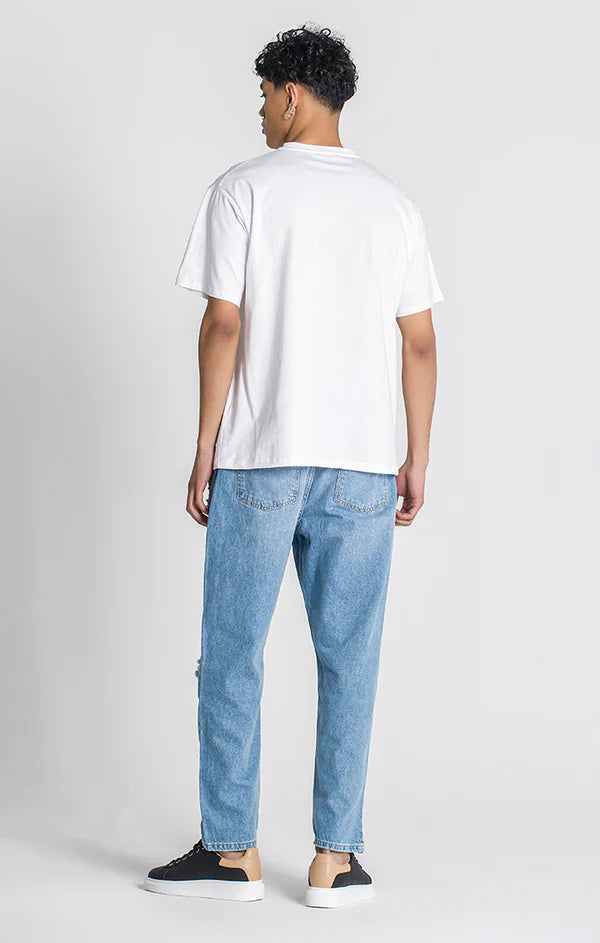 GIANNI KAVANAGH T-SHIRT OVERSIZED BRANCA LACED FW23