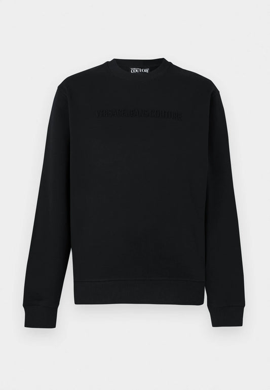 Sweatshirt Preta Versace Jeans Couture SS26