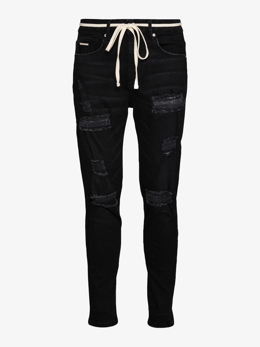 Vaqueros rotos y reparadores Bandana de The Couture Club