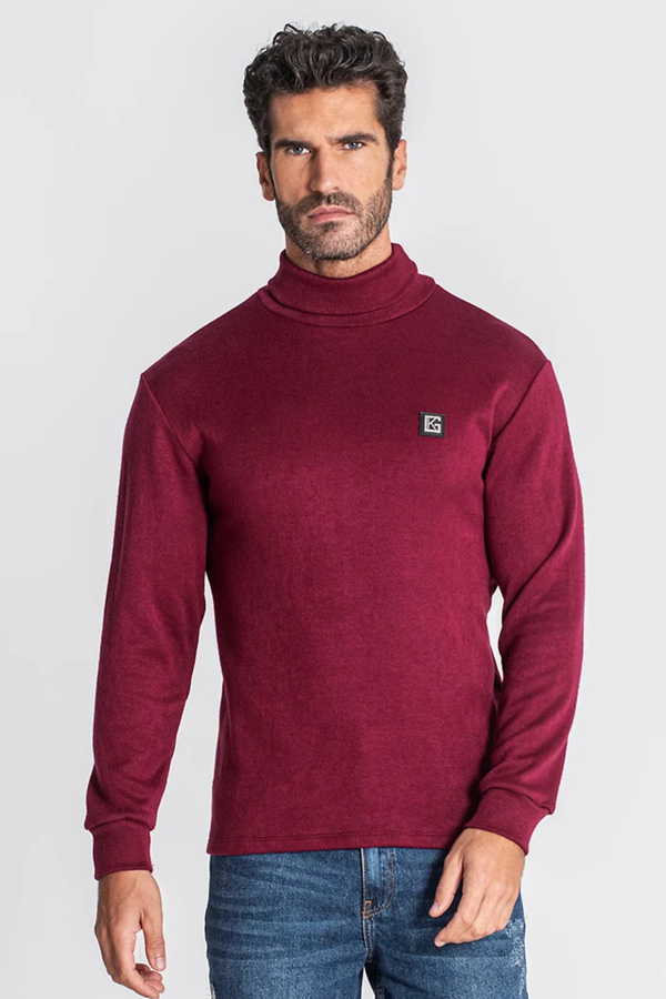 Camisola Gola Alta Gianni Kavanagh Bordeaux