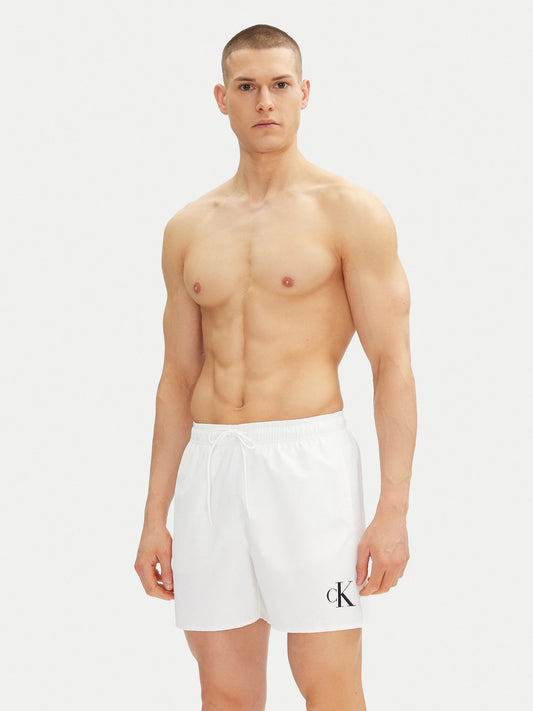 Calções de Banho Branco Calvin Klein SS25