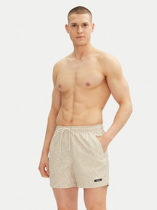 Calções de Banho Bege Calvin Klein SS25