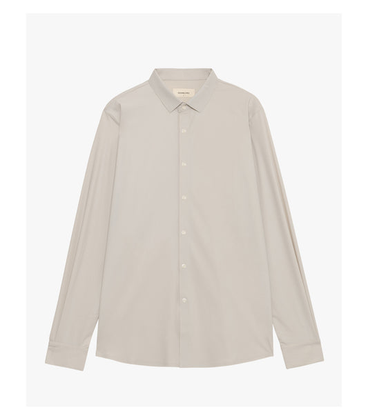 Camisa Cinza Tecido Técnico