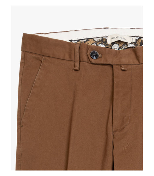Calças Chino Camel Gianni Lupo FW25