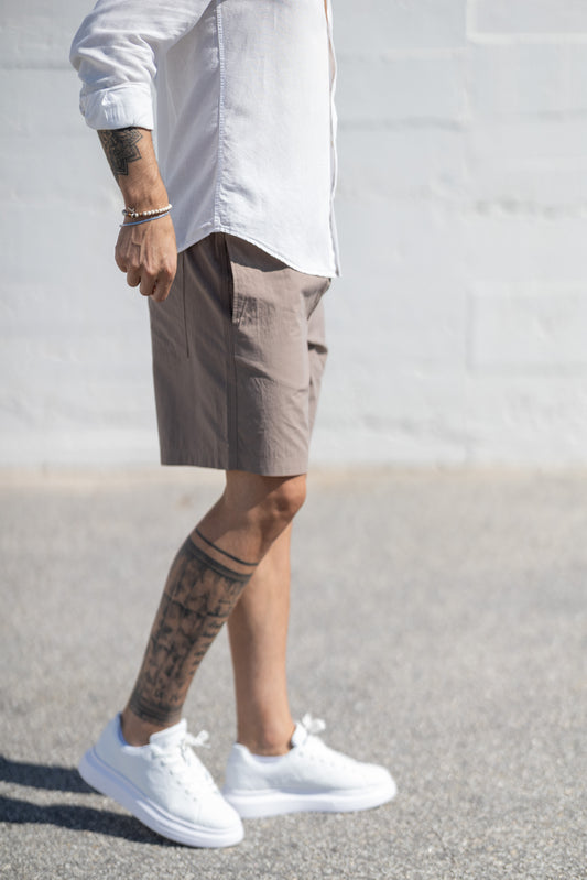 Calções Castanhos Calvin Klein SS25