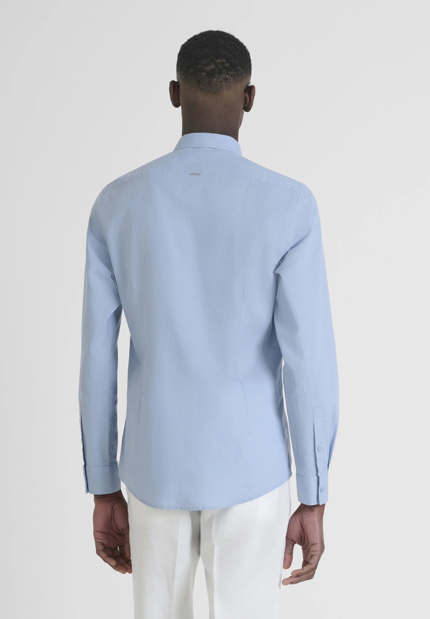 Camisa Linho Azul Claro Antony Morato SS26