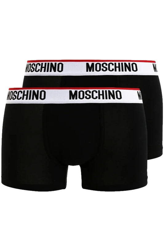 Boxers Pretos Moschino Pack 2 SS-25