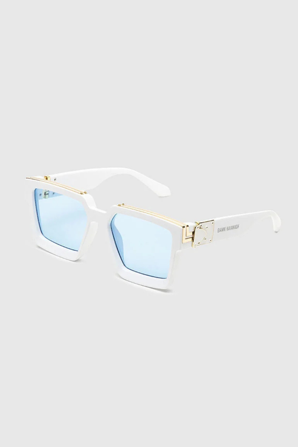Óculos De Sol Brancos Gianni Kavanagh SS25