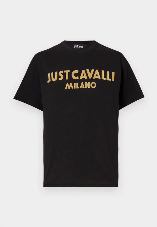 T-shirt Preta Just Cavalli SS25