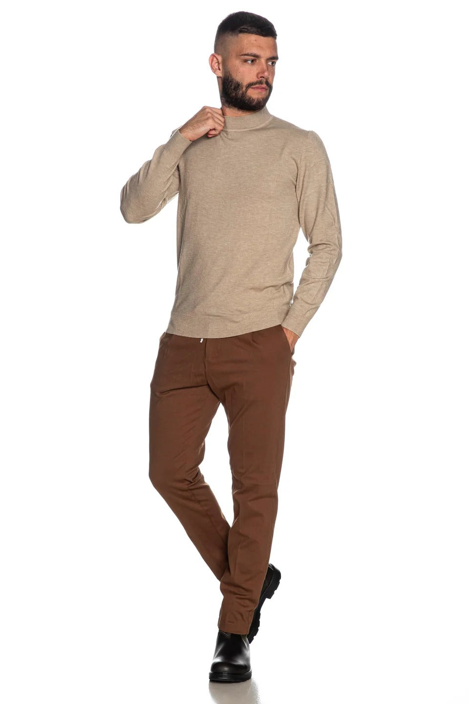 Camisola Bege Gianni Lupo FW25