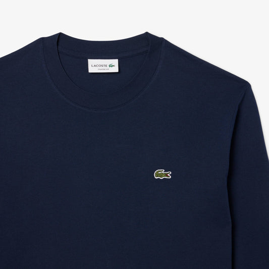 T-Shirt Manga Comprida Azul Lacoste FW25